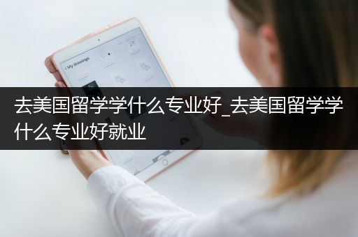 去美国留学学什么专业好_去美国留学学什么专业好就业