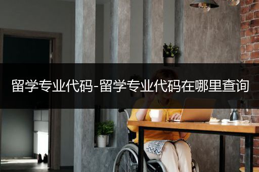 留学专业代码-留学专业代码在哪里查询